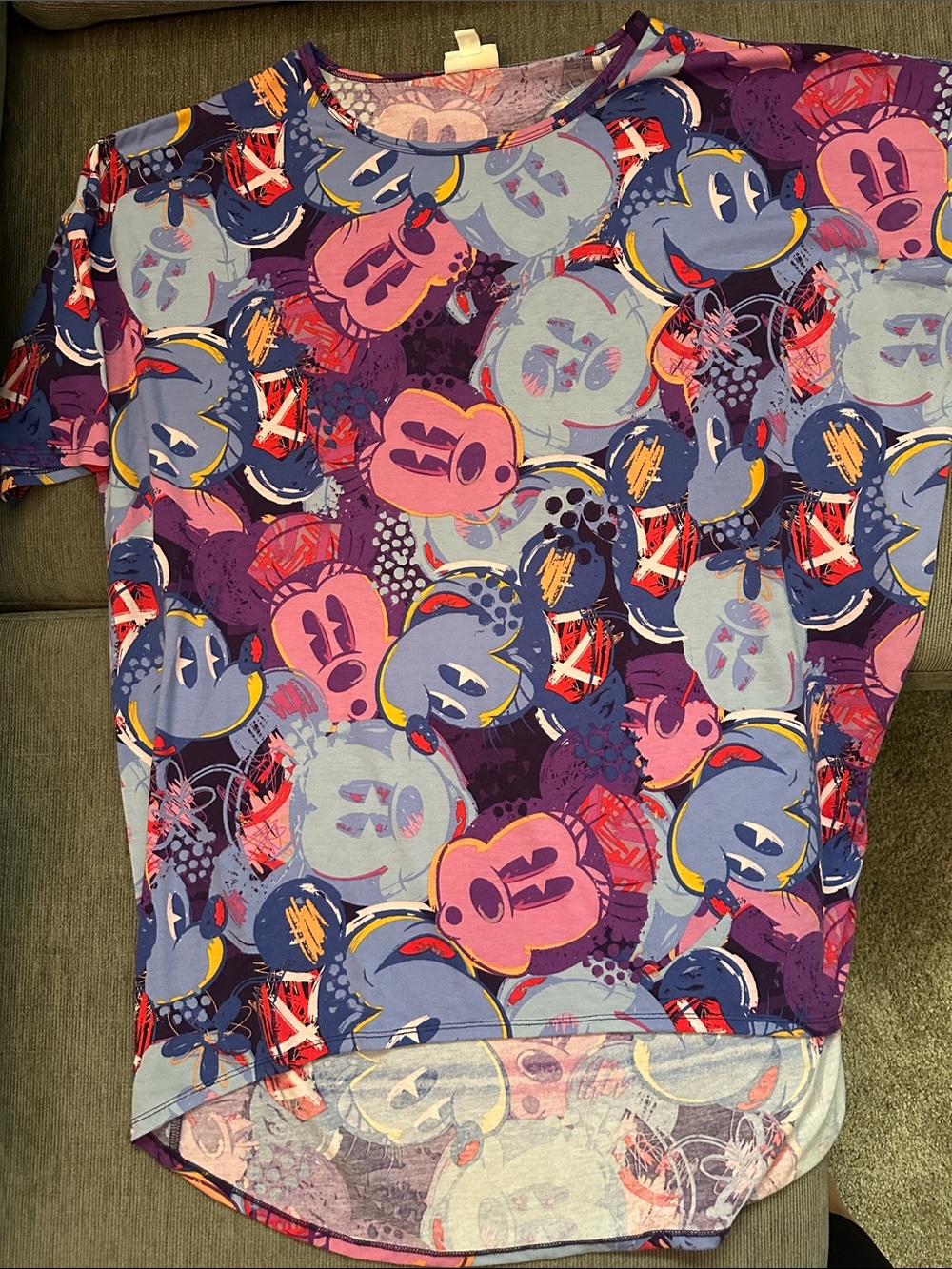 LuLaRoe Disney Collection Irma Tunic Purple & Pink XL